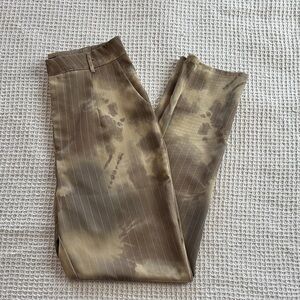 Missguided Tan Tie-Dye Chinos
